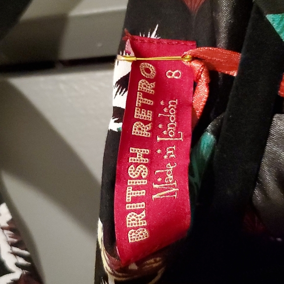 NWT British Retro Size 8UK/4US Pencil Skirt Dress - Picture 4 of 5